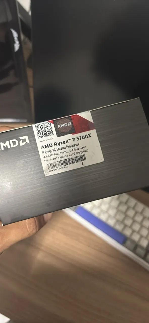 Ryzen 7 5700x, placa mãe b550m asus  - Foto 4