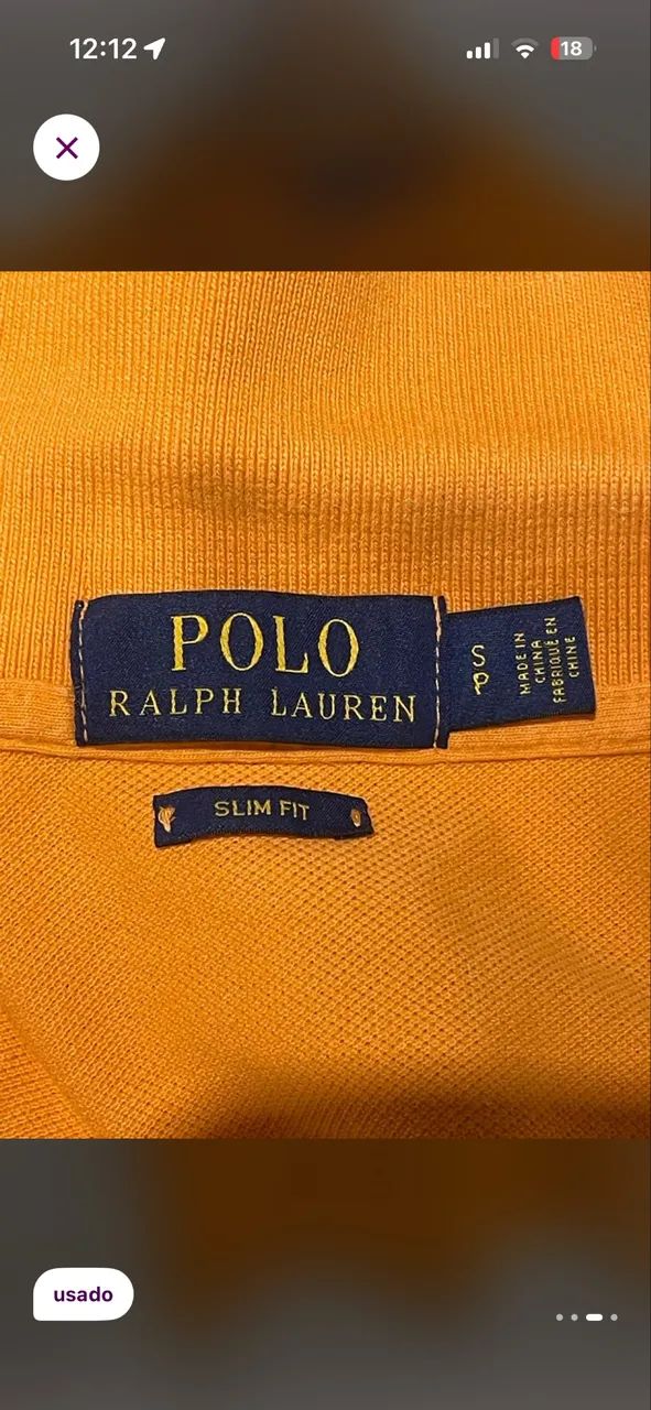 Camiseta Polo Ralph Lauren Laranja - Foto 3