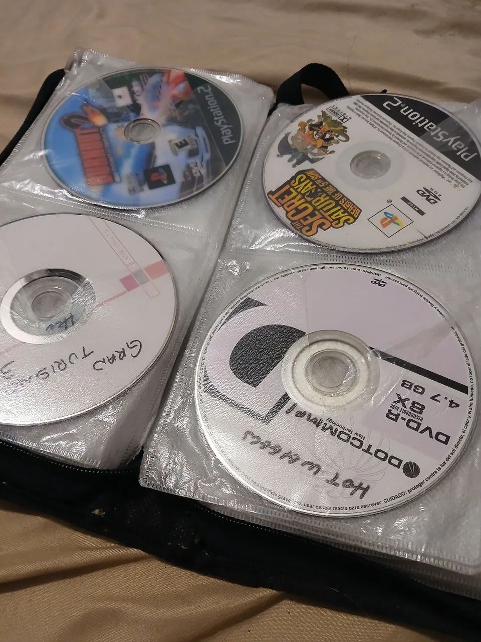  62 Jogos play 2 + case + controle funcionando  - Foto 4