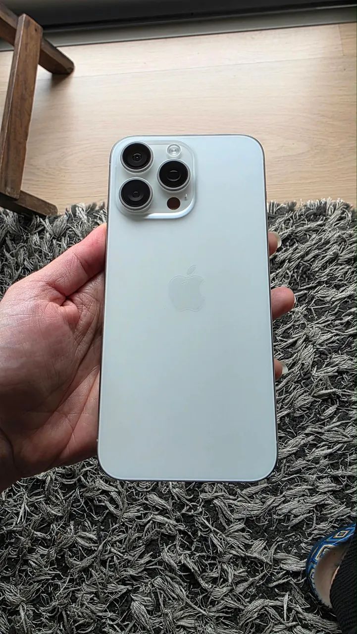 iPhone 15 Pro Max 512 GB Branco - Bateria 90%  - Excelente estado - Foto 4