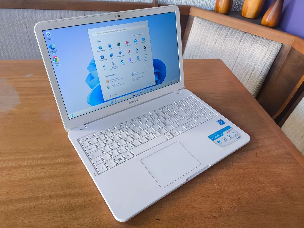 Samsung essentials branco, com SSD, windows 11, tela de 15.6 polegadas  - Foto 2