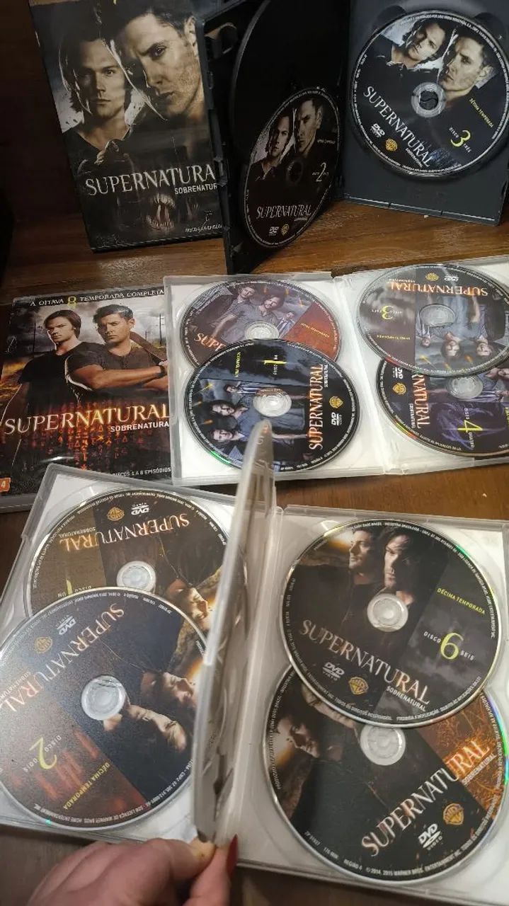 Coleção Supernatural Sobrenatural DVDs original 