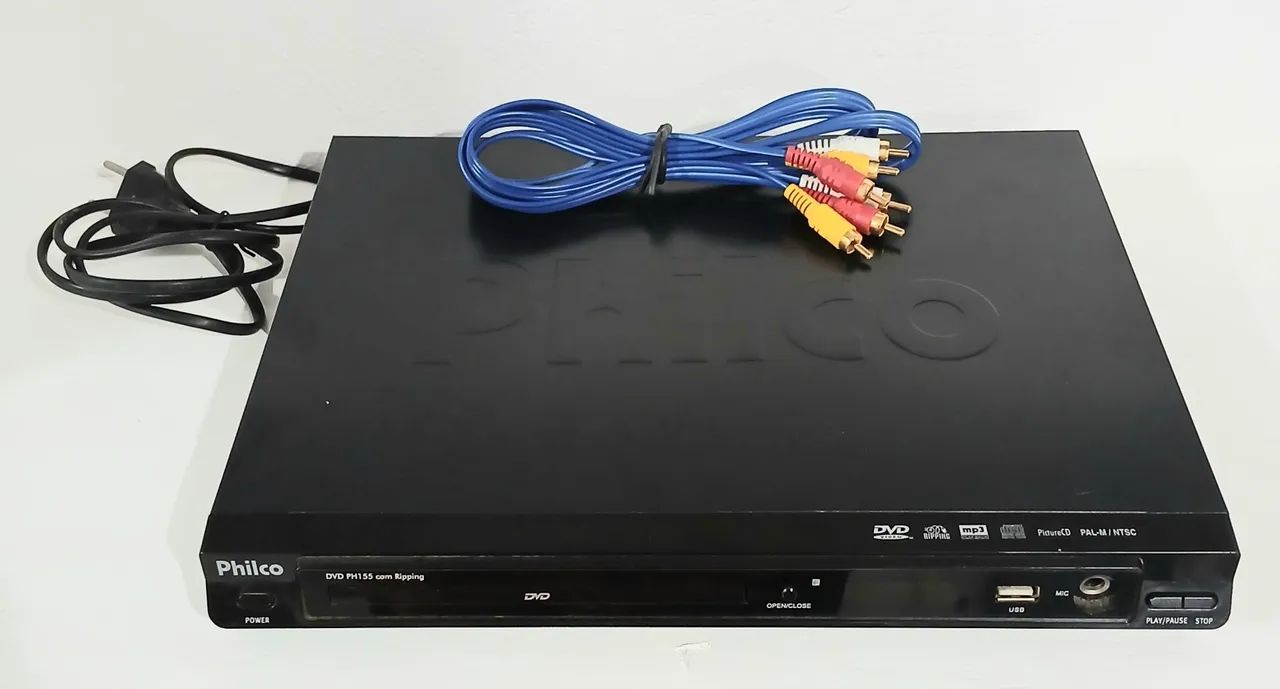 Dvd PHILCO com entrada de USB. Usado. - Foto 2