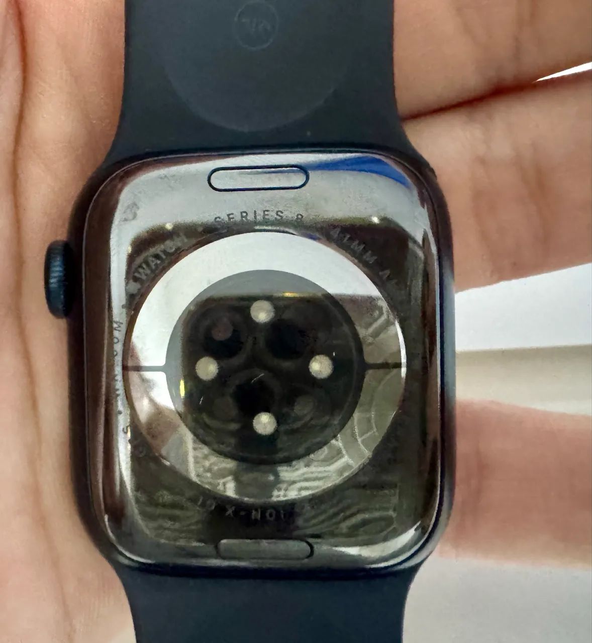 Watch series 8 Midnight Aluminum Case Midnight Sport Band 41MM | M/L Vende se urgente ?  - Foto 2