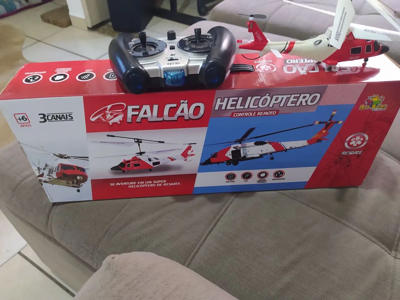 Helicoptero controle - Foto 3