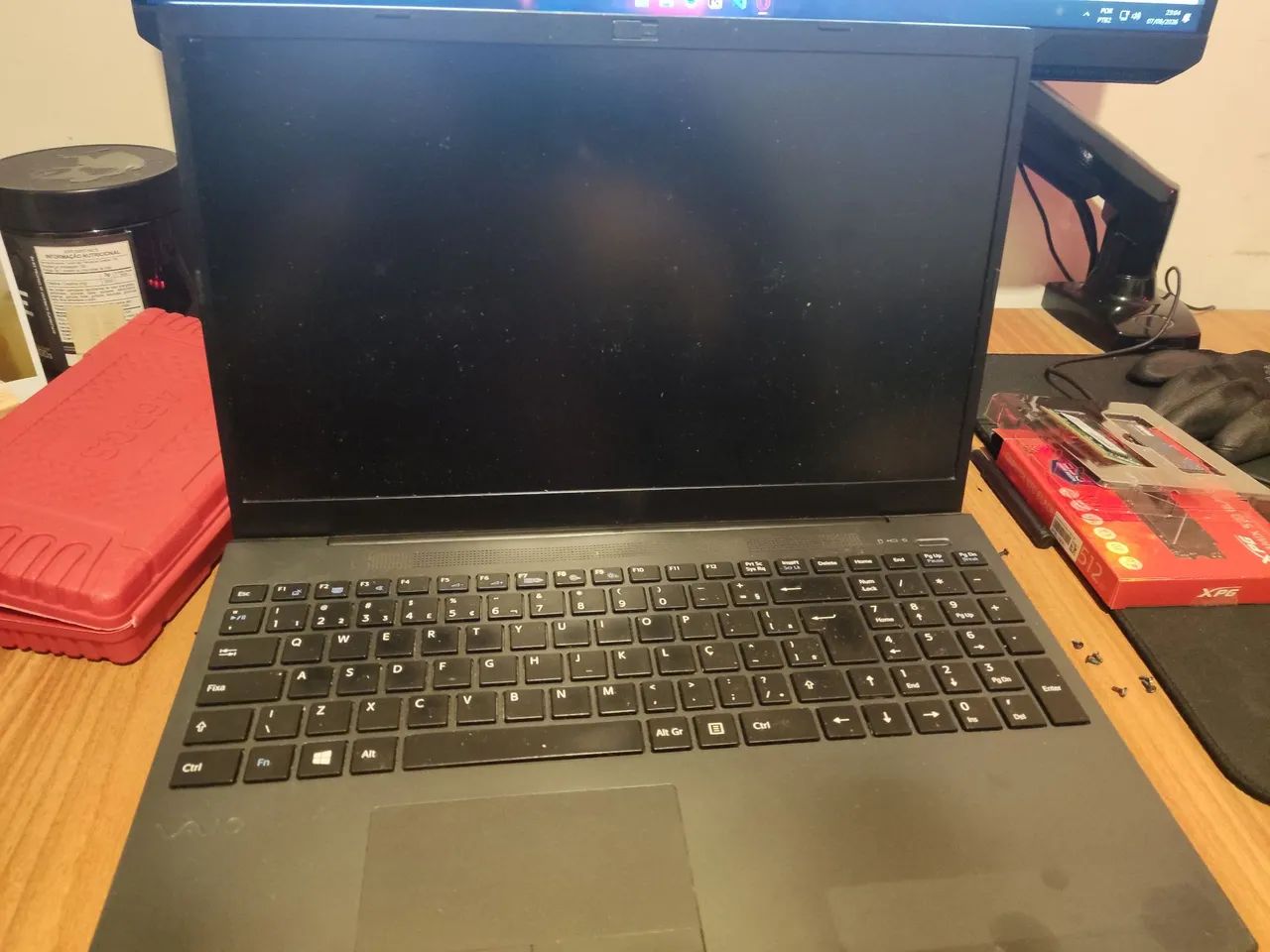 Carcaça notebook vaio tela funcionando 100% - Foto 2