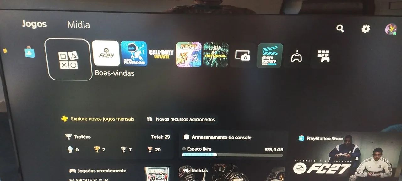 Ps5 com leitor de midia - Foto 3
