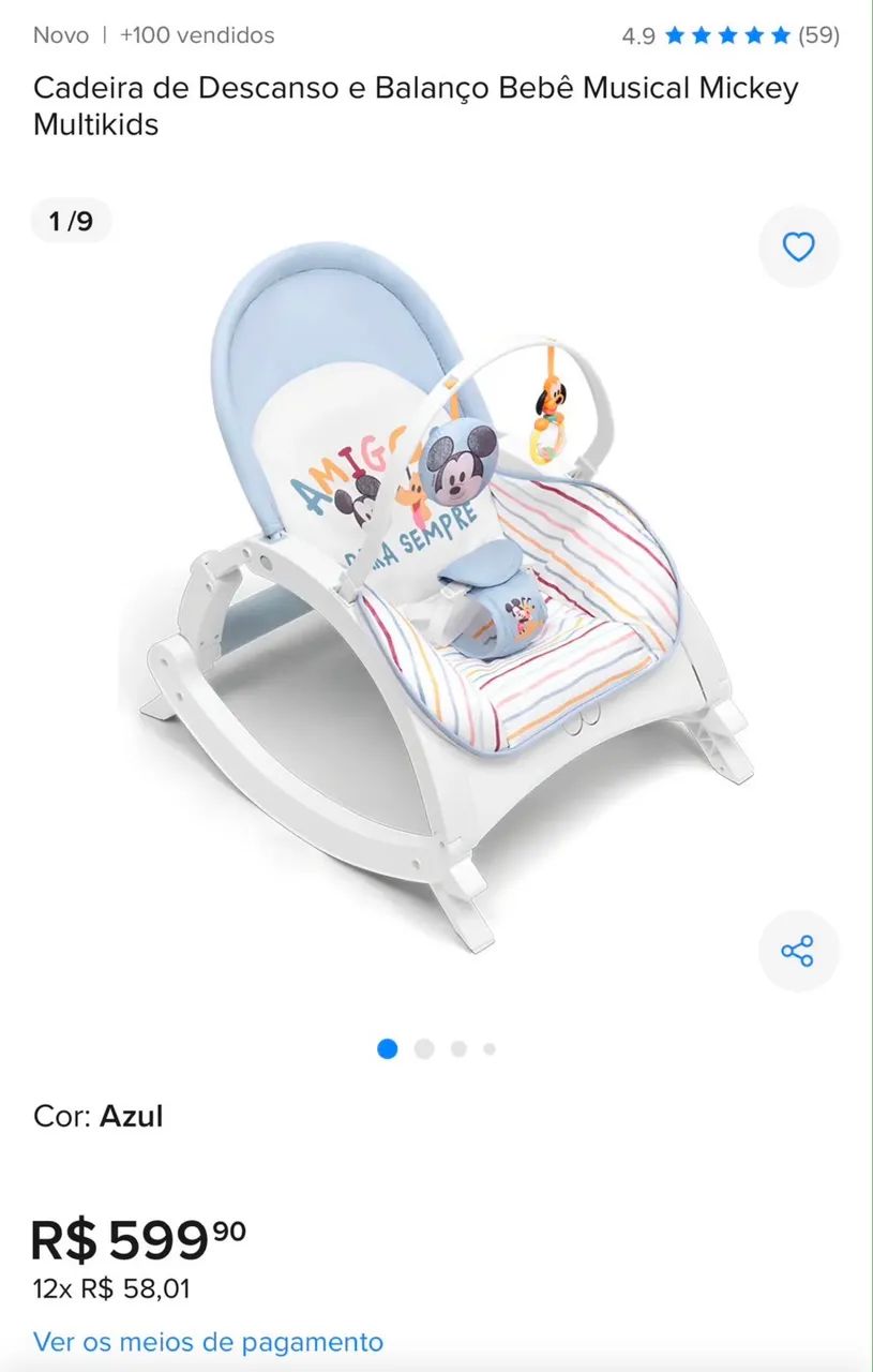 CADEIRINHA DE BEBE - Foto 2