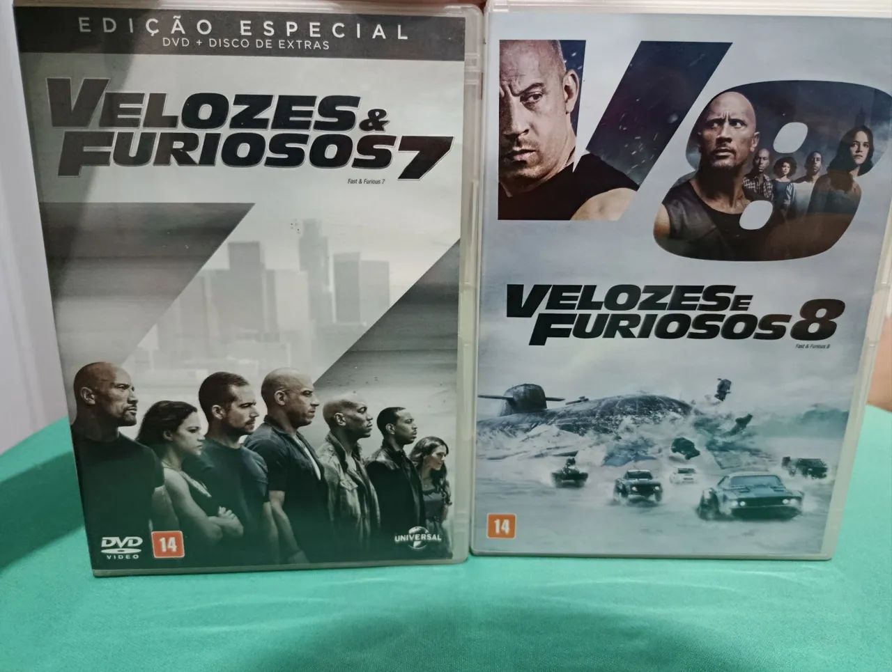 Dvds Velozes e furiosos 7 e 8