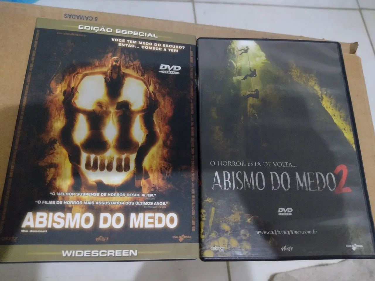 Dvds Abismo do Medo e Abismo do Medo 2