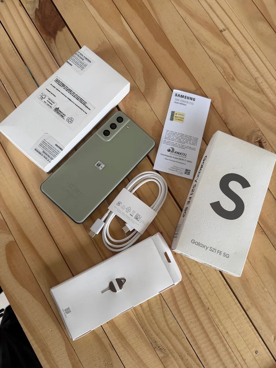 Celular S21 Fer 256gb com nota fiscal ,cabo sem uso e caixa em perfeito estado  - Foto 3