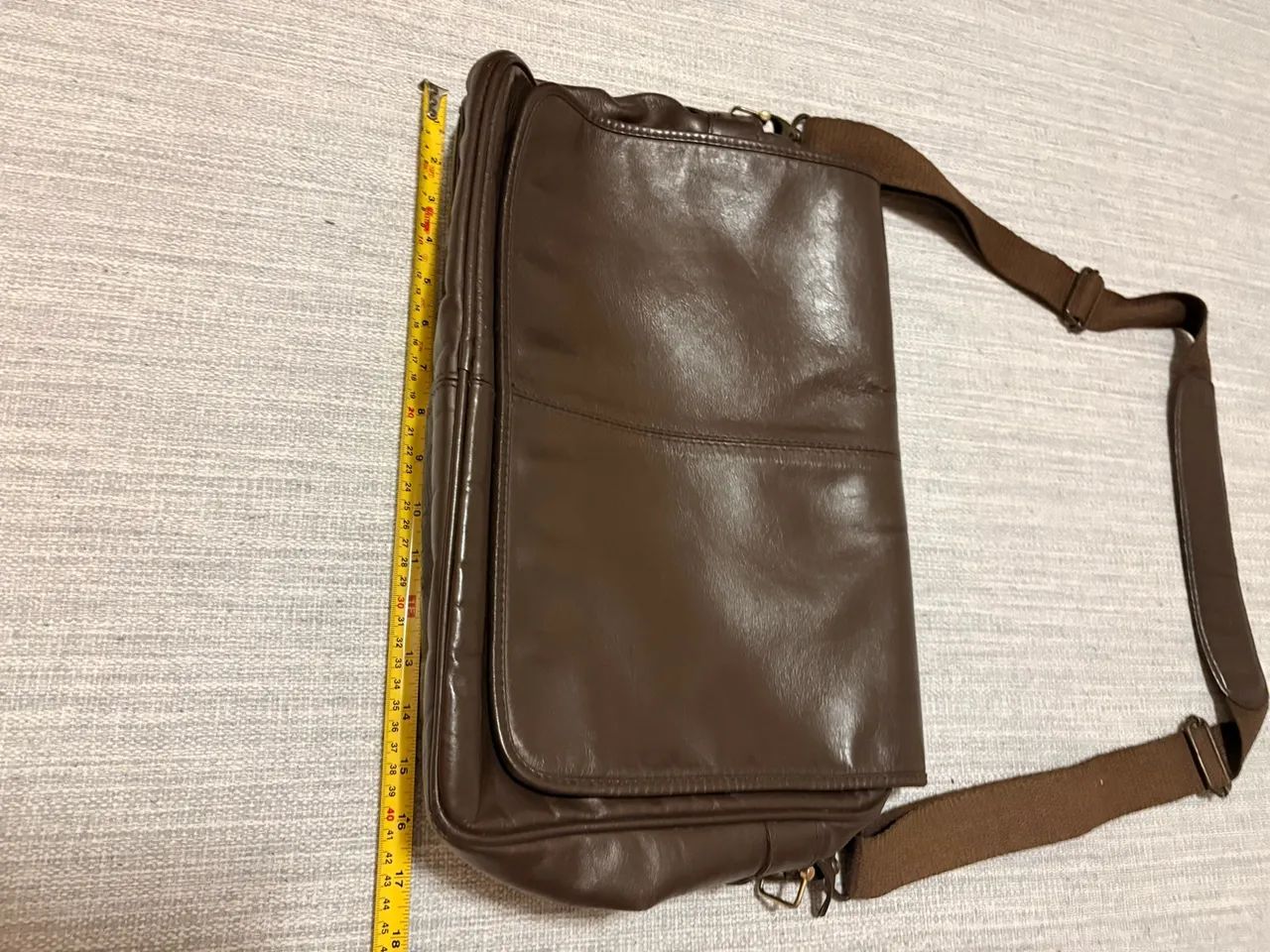 Bolsa de couro estilo carteiro - Foto 5