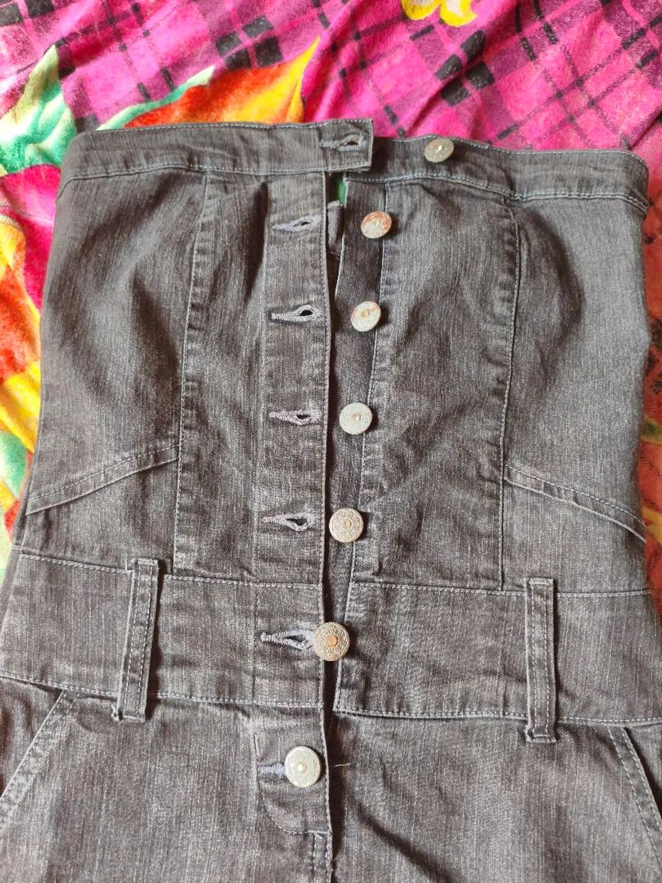Vestido jeans tomara que caia P - Foto 4
