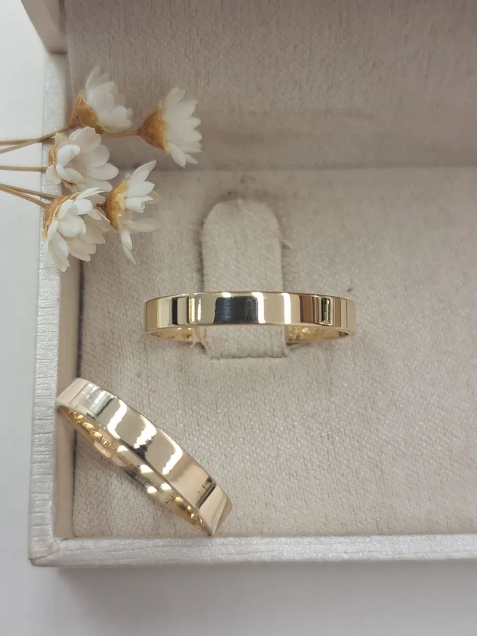 OFERTA EXCLUSIVA E LIMITADA: PAR DE ALIANÇAS DE OURO 18K 750 + BRINDE! - Foto 4