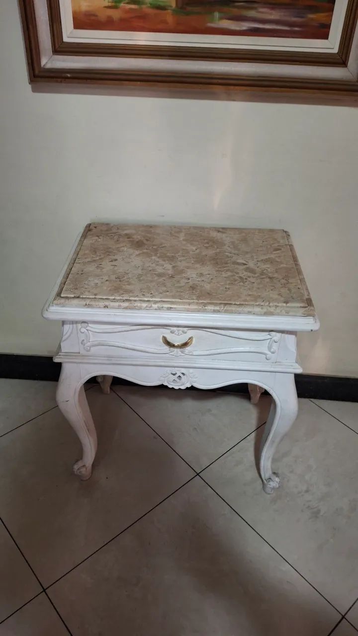 Mesa de cabeceira madeira antiga  - Foto 2