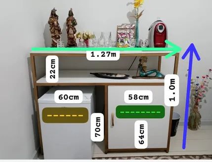 Aparador/ móvel / Buffet Planejado - Compacto e Funcional