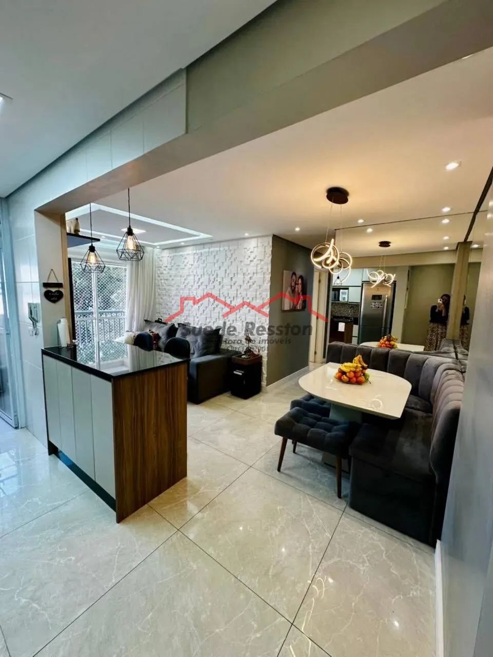 Apartamento mobiliado para alugar 2 quartos com varanda - Foto 3