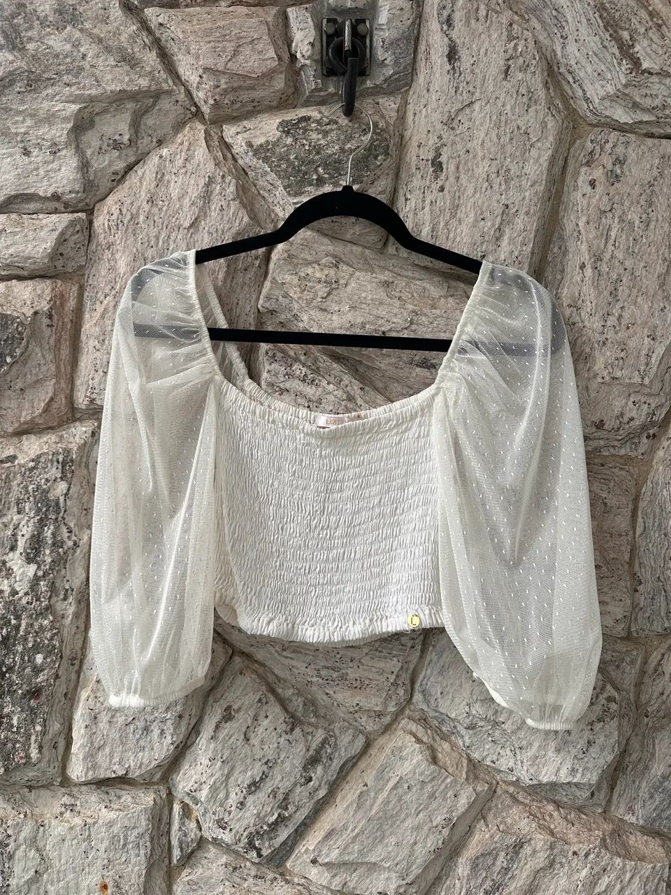 Cropped branco da Loja Liritty