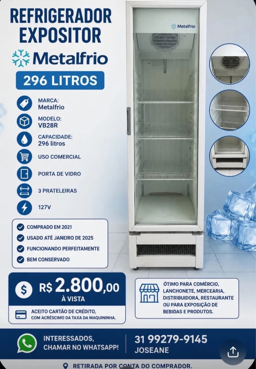 Refrigerador expositor Metalfrio