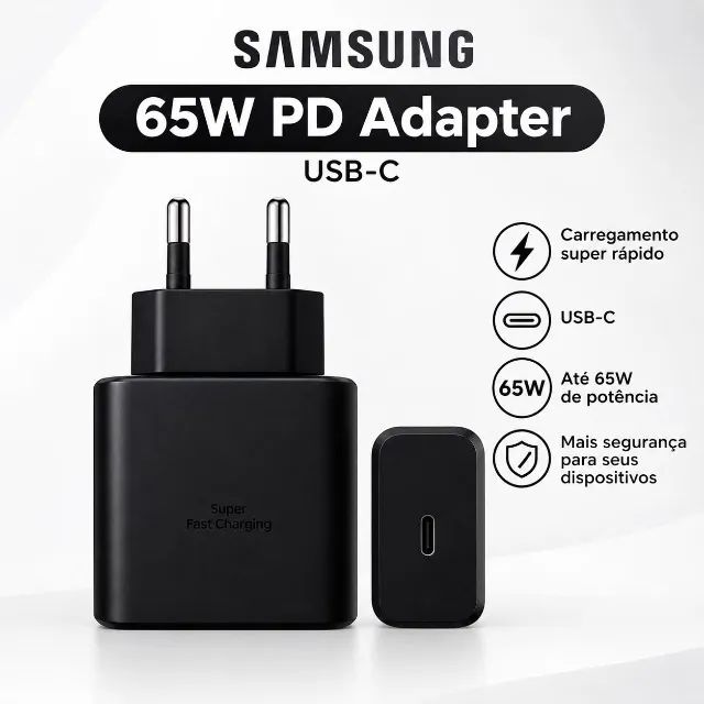 CARREGADOR SAMSUNG 65W PD