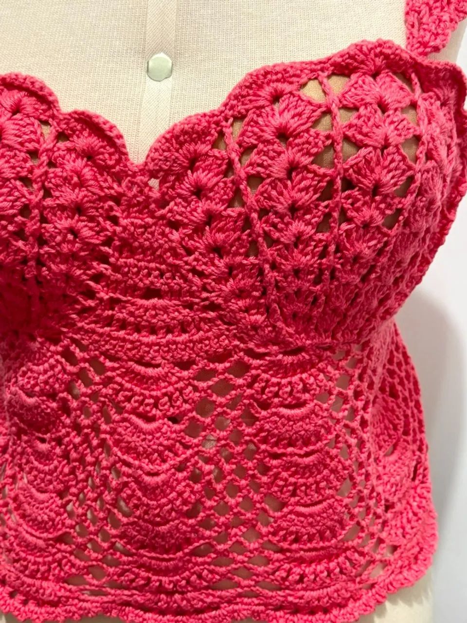 Blusa de crochê nova - Foto 3