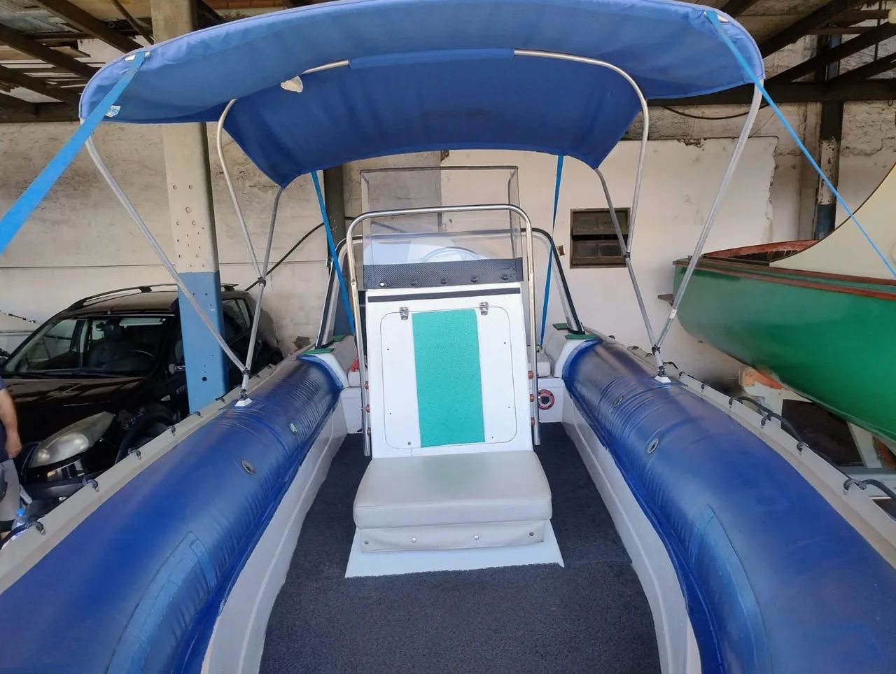 Lindo bote SR 550 bom estado com motor 115 hp - Foto 5