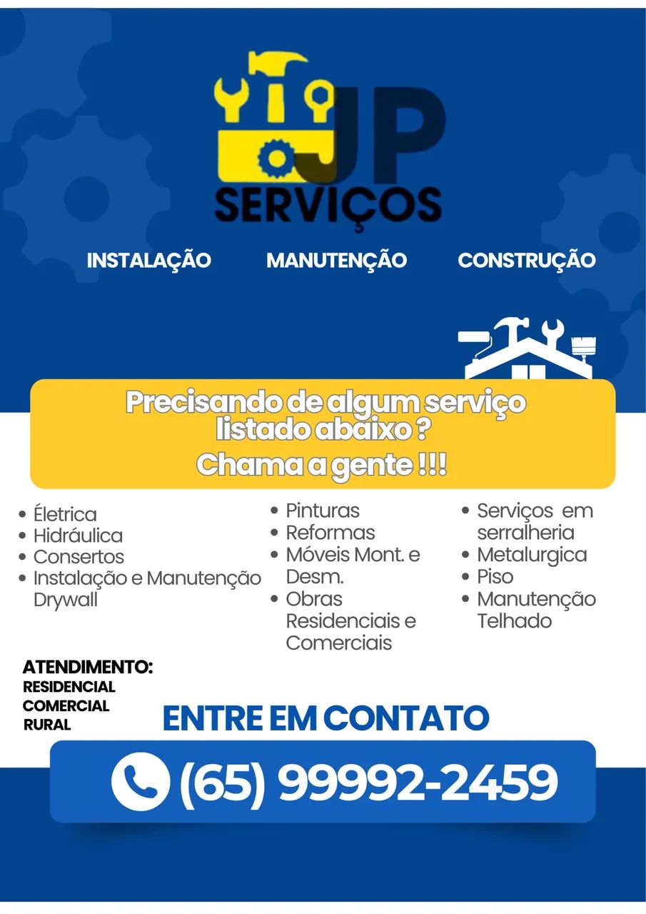 SERVIÇOS RESIDÊNCIAS E COMÉRCIO CHAMA A GENTE 