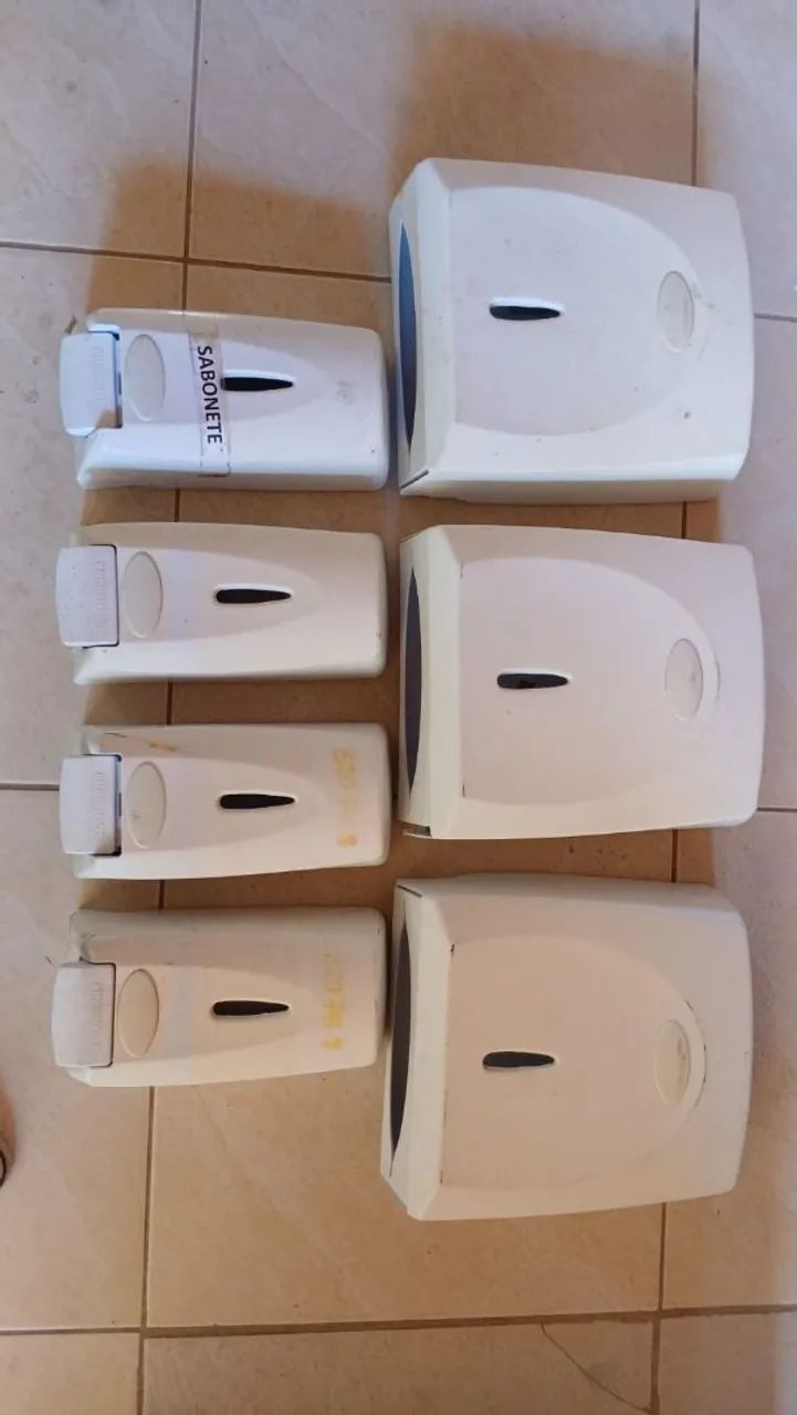 Dispenser sabao e papel 