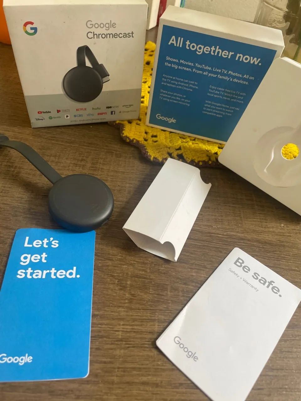 Google Chromecast 2ª Geração Original + Caixa e Manuais - Peças e