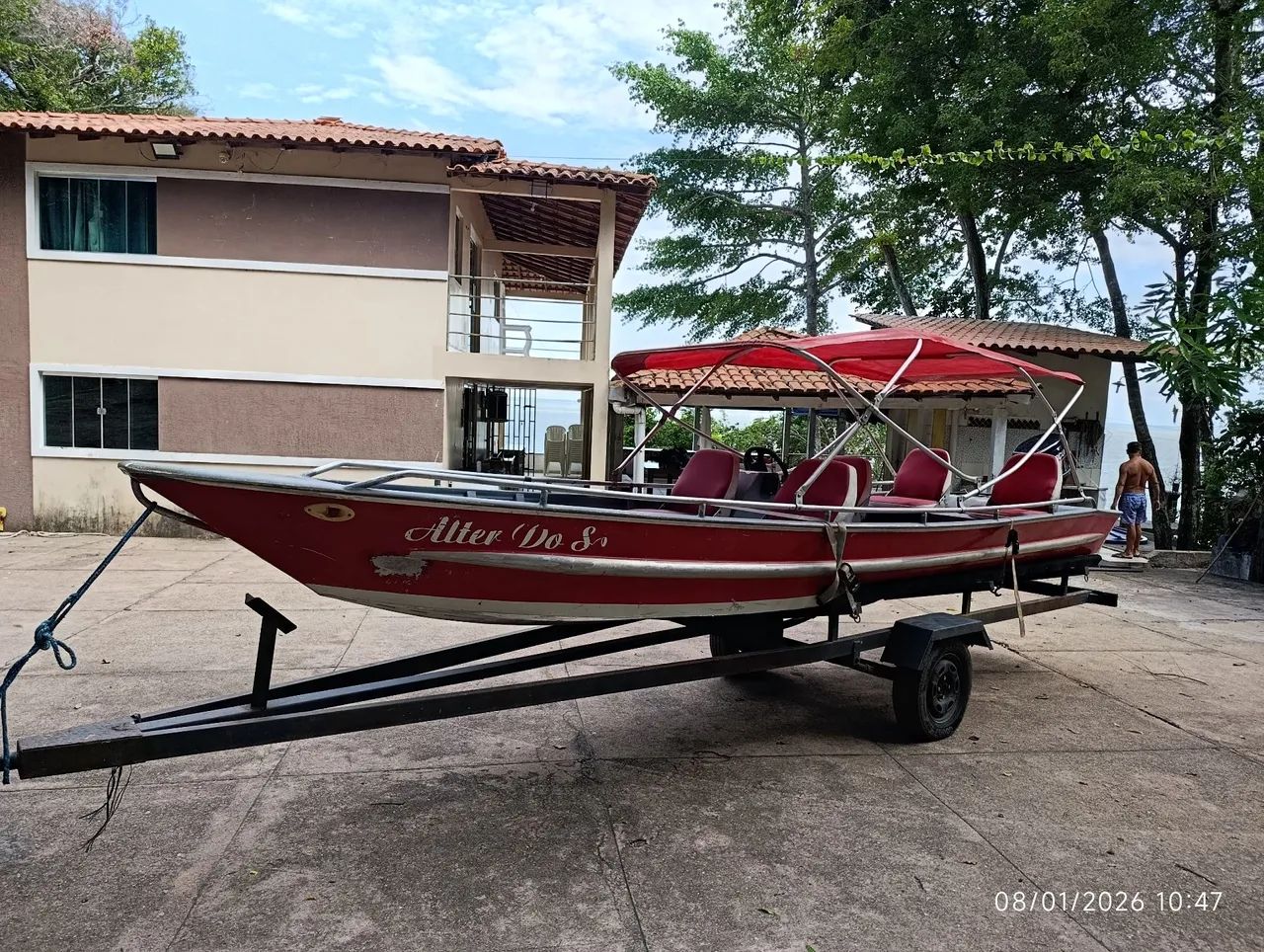 Lancha com motor Mercury 30 hp - Foto 7