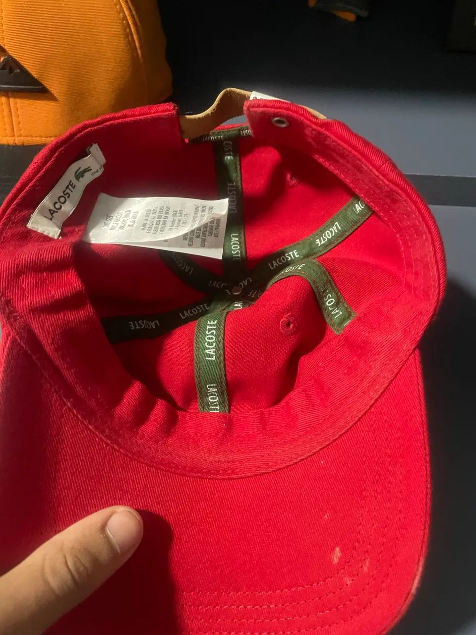 Boné Lacoste original fitinha de couro  - Foto 2