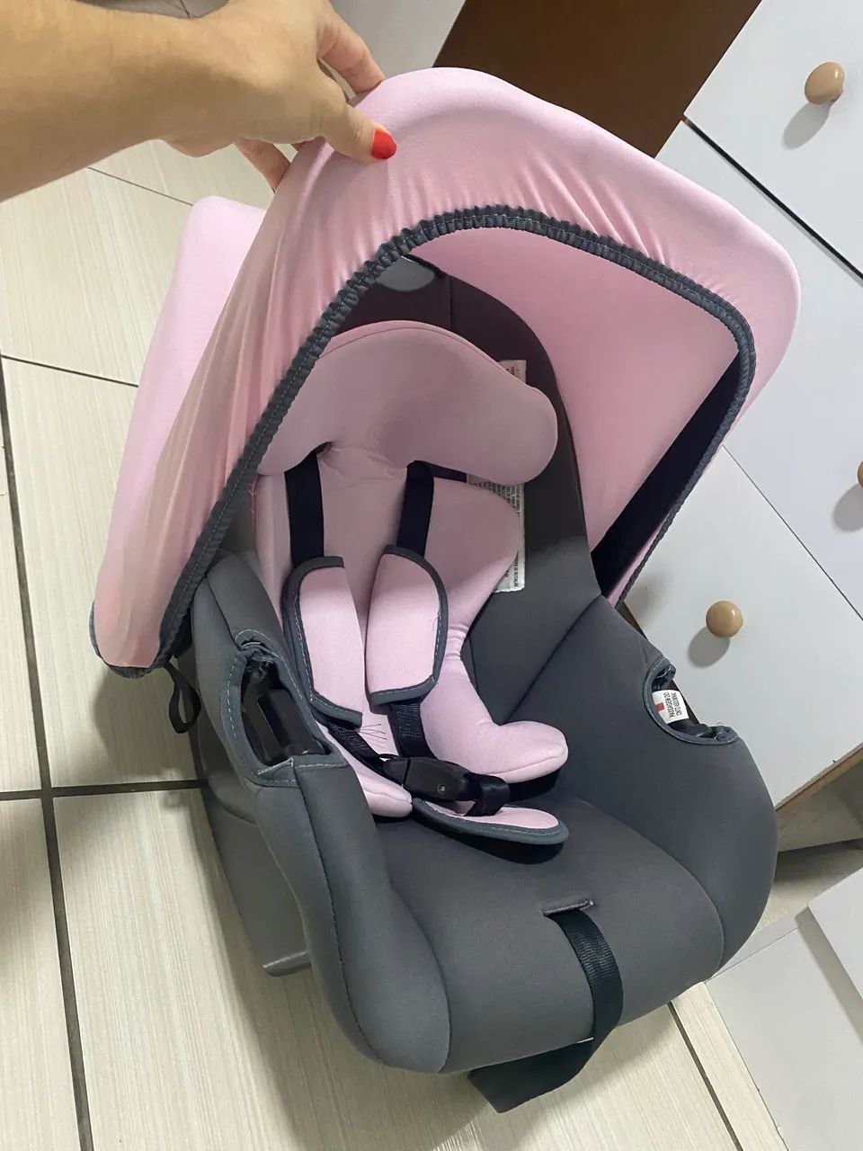 Bebê conforto rosa - Foto 4