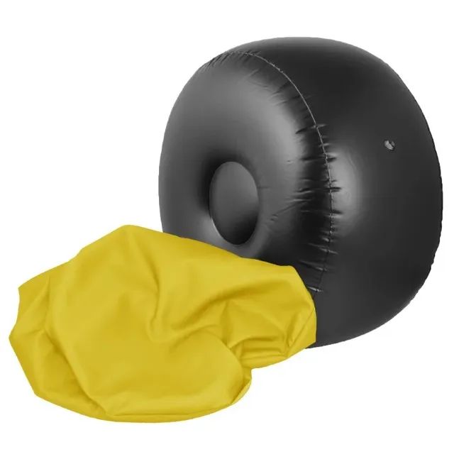 Pouf Inflável Amarelo - Foto 3