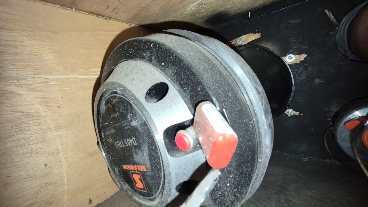 Raridade Selenium Kit super tweeter, driver, corneta e caixa - Foto 2