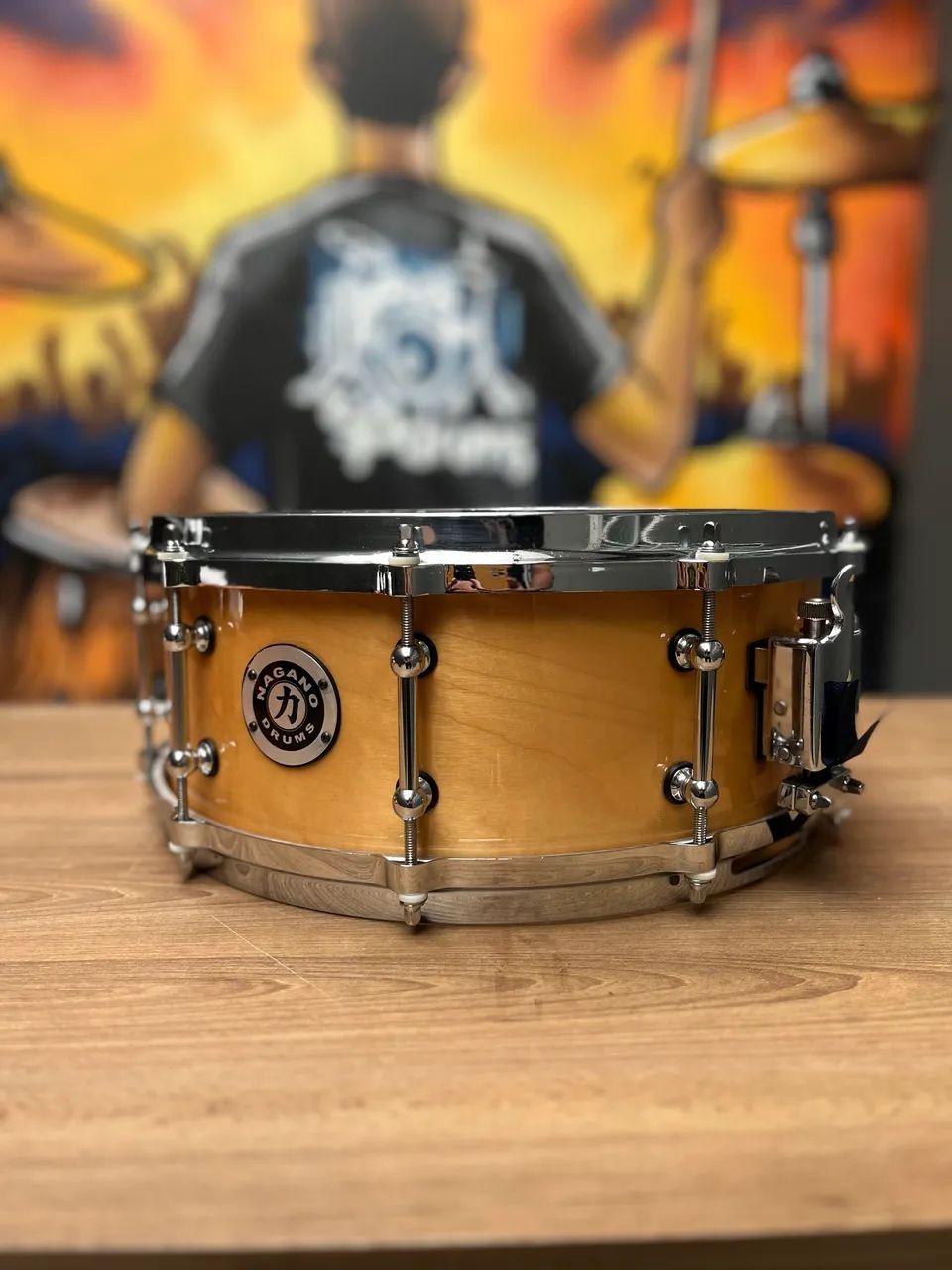 Caixa Nagano Studio Work Birch 14x5,5 Com Aros Die Cast