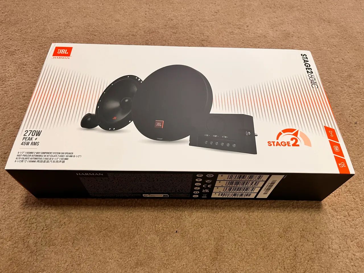 Kit 2 vias JBL importado stage 2 
