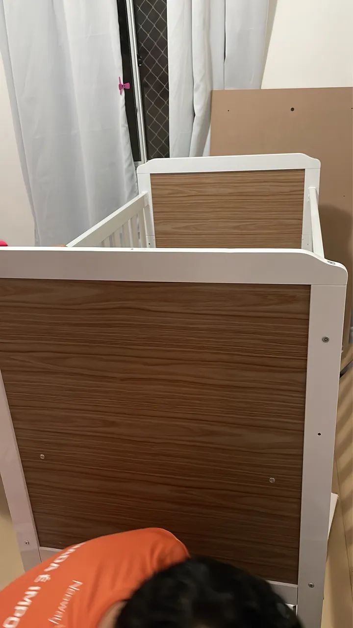 Berço que vira cama  usado - Foto 3