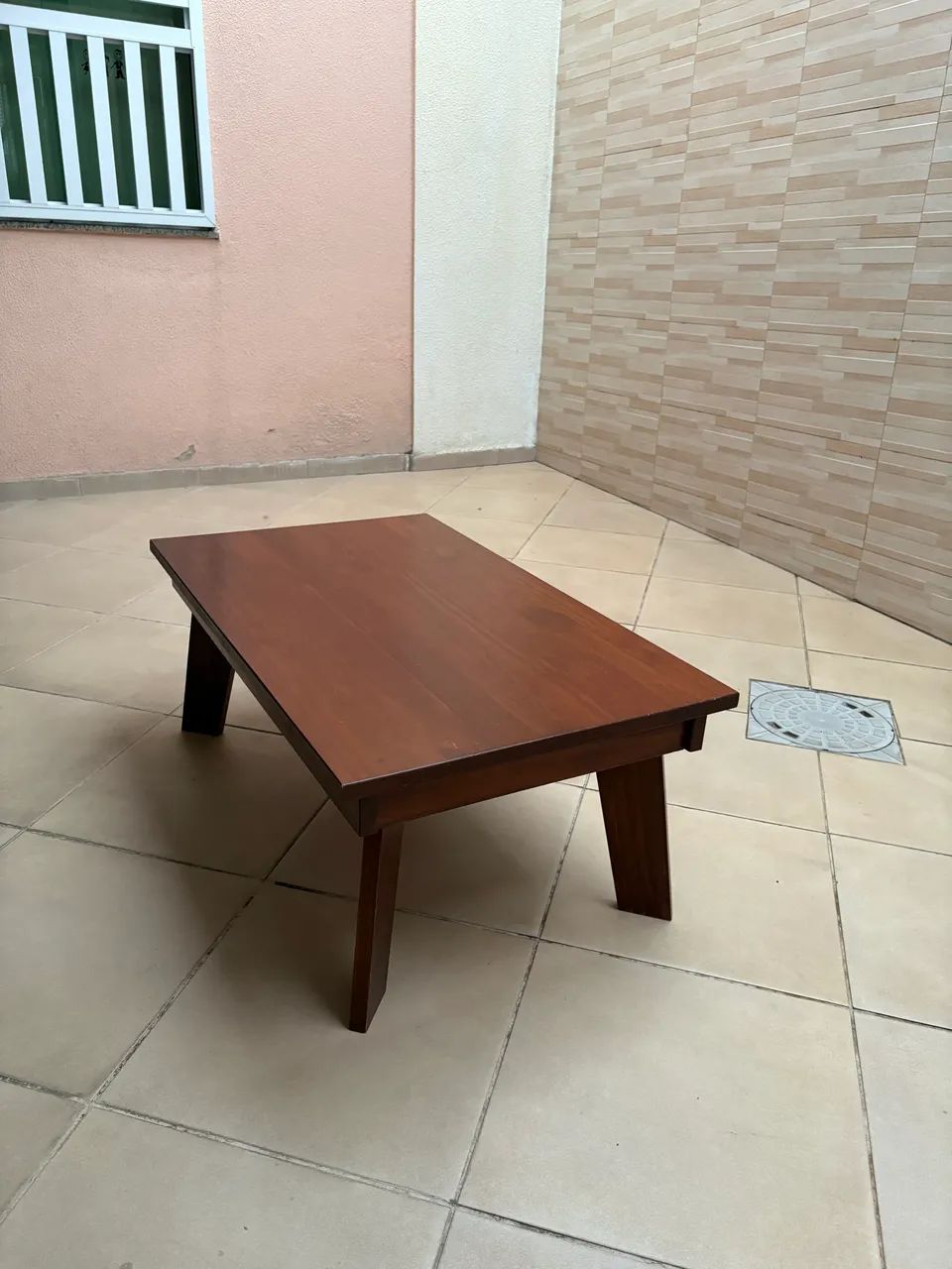 Mesa de Centro - Retangular - Madeira Maciça - 100x60x40 - Foto 3