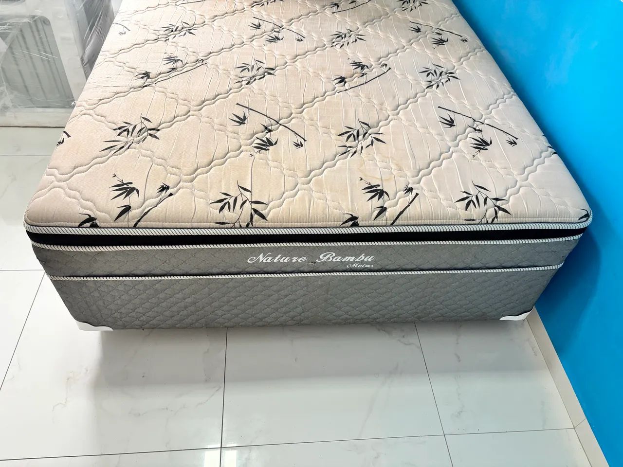 Cama box casal molas ensacadas  - Foto 2