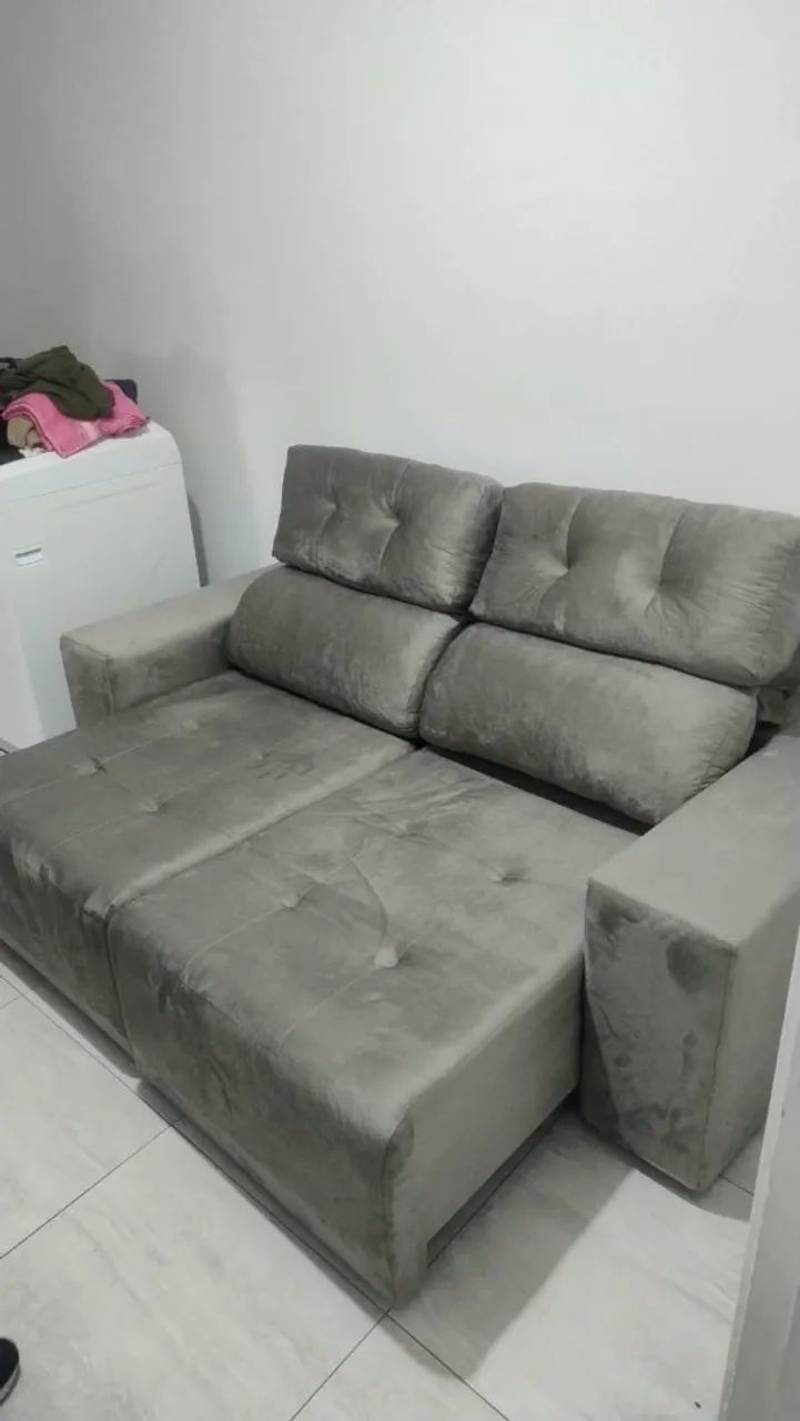 SOFÁS DE FÁBRICA EM OFERTA: SOFÁ RETRÁTIL E RECLINÁVEL 2 METROS, PAGAMENTO NA ENTREGA ? - Foto 3