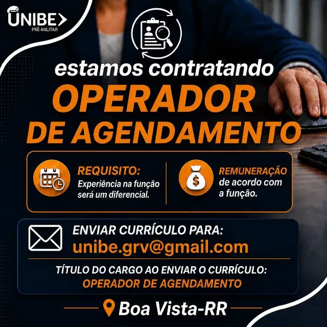 operador de agendamento
