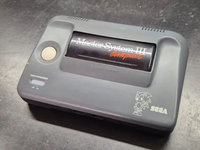 Master System 3 com AV Mod, USB-C Mod, Rodando em NTSC