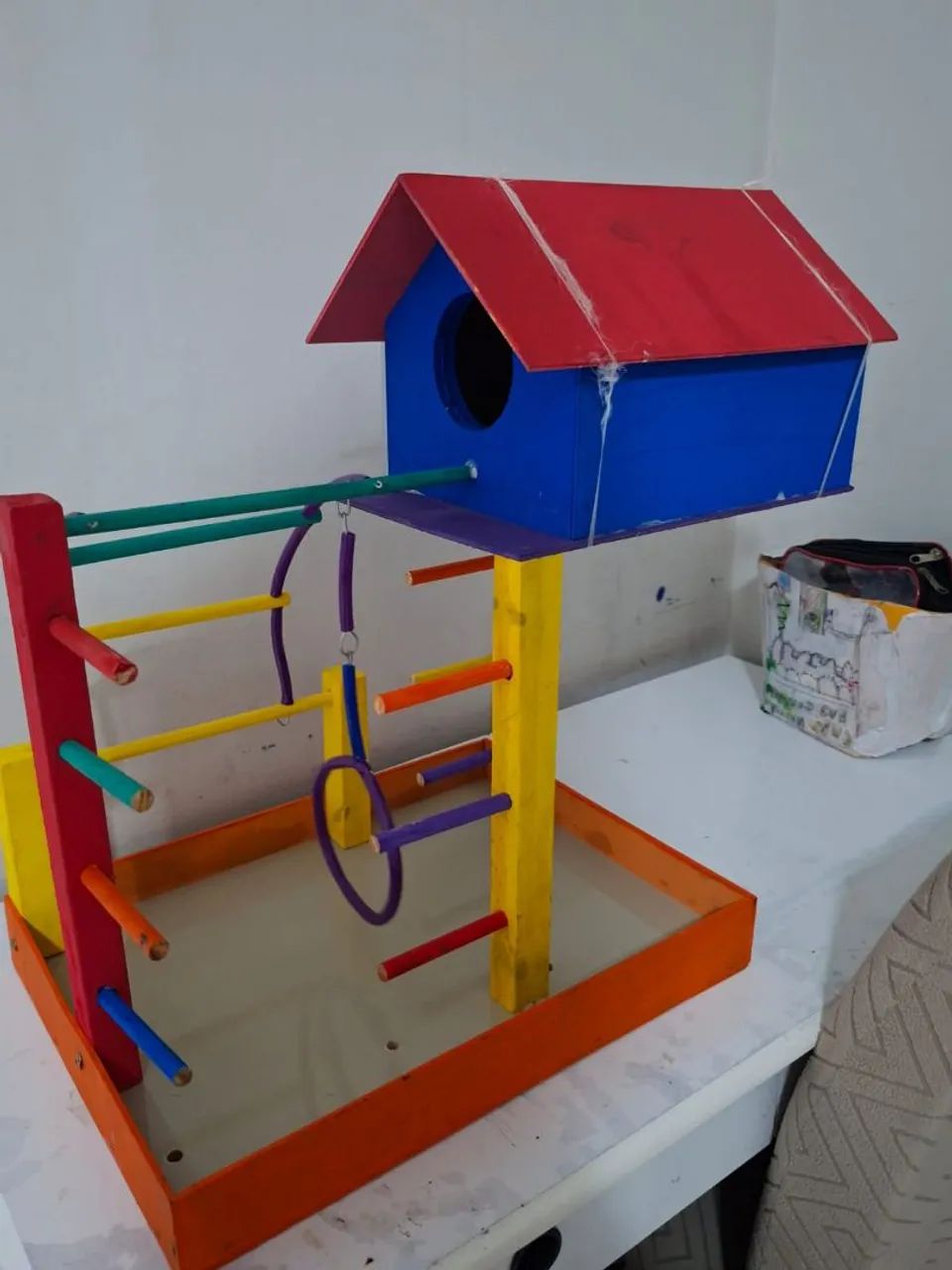 Casinha de Passarinho, toda de madeira!