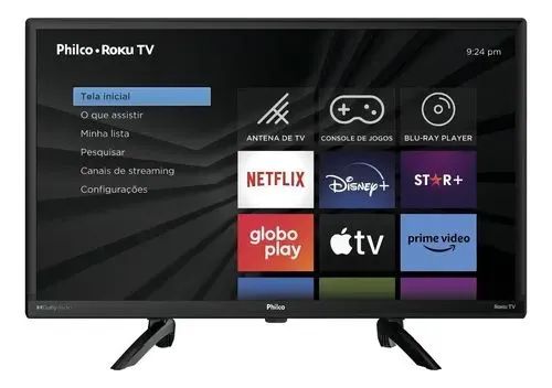 Smart TV Philco 24p - LED Roku - NOVA E LACRADA!  - Foto 4