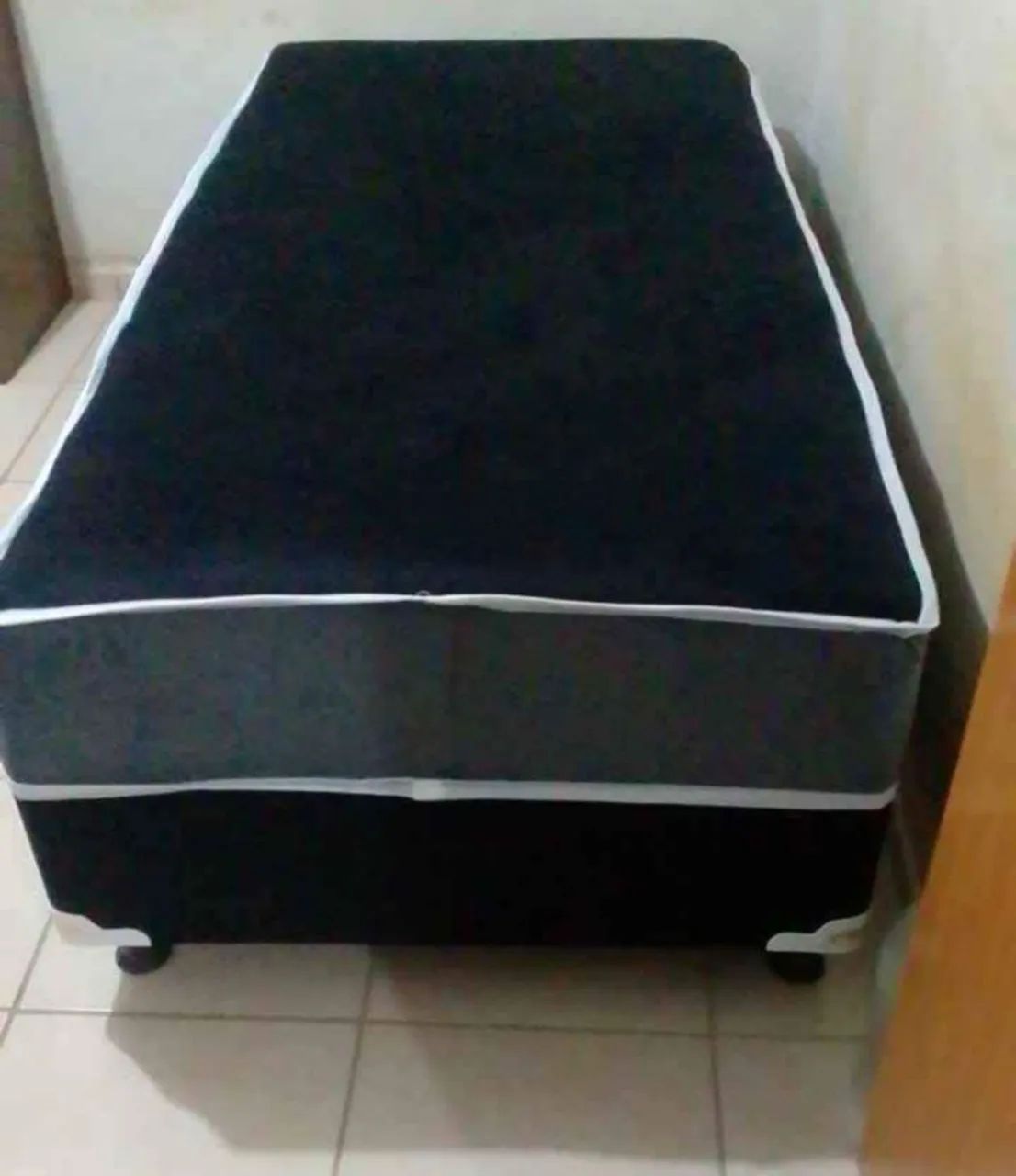 Cama box solteiro, entrega grátis e garantia de 4 meses - Foto 4