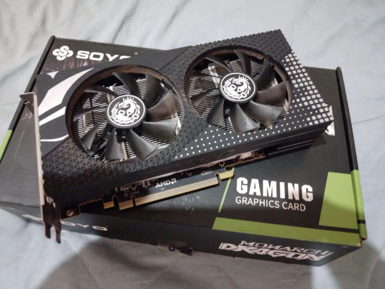 Placa de Vídeo RX580 8GB SOYO