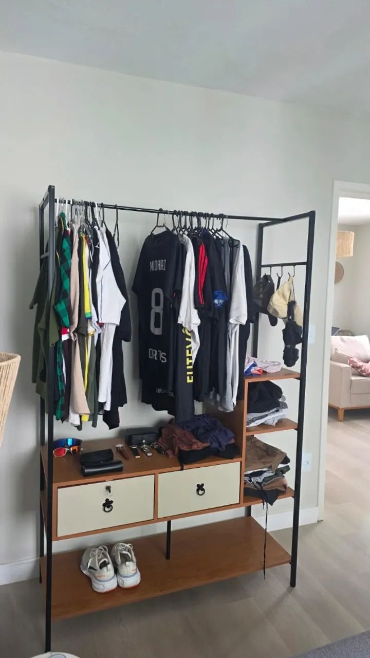 Closet Industrial em Aço e MDF | 2 Gavetas | Excelente Estado - Foto 5