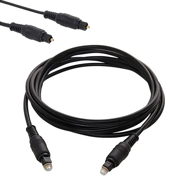 Cabo de Áudio Óptico Digital Toslink 1.5 metros - Lehmox em São Luís ma
