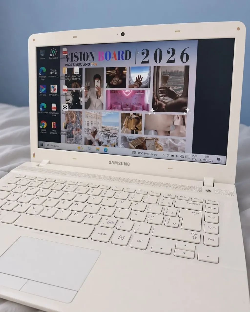 NOTEBOOK SAMSUNG HD 500GB - BRANCO