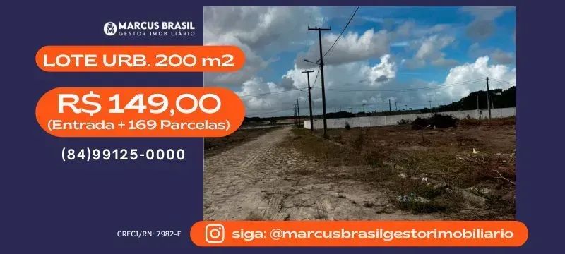 Lote Urbano com 200 m2 - Ceará-Mirim - RN - Foto 2